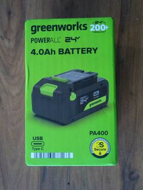 Greenworks Pa400 Lithium Ion Battery 24v 4.0ah Type C Enabled Free Us Shipping