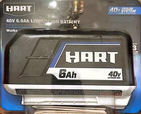 Hart 522035 40v 6.0ah Lithium-ion Battery Oem Genuine High Capacity
