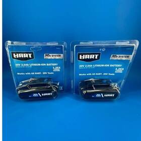 Hart 810022393369 20-volt Lithium-ion 2.0ah Battery - Black