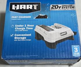 Cgh006 Hart 20 V 3a Rapid Charger New