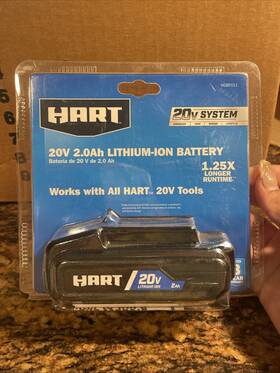 Hgbp011 Hart 20v 2.0ah Lithium Ion Battery Brand New