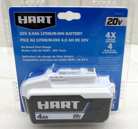 Hpb03ca Hart 20v 4.0ah Lithium Ion Battery Pack