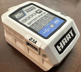 Hpps01 Hart 20v Portable Power Source With 2 Usb Charging Ports