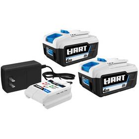Hpsk23 Hart Brand New 2 20v 4ah Batteries With Charger Kit Hpsk23 Hart Brand New 2 20v 4ah Batteries With Charger Kit