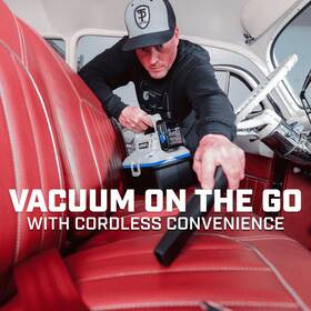 Hart Hpwd33b Wet Dry Vacuum Kit Compact Lightweight Home 1 Gallon 20-volt Lithium-ion Battery