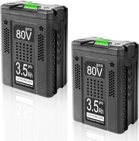 Hayuyu 753980882608 2-pack 3.5ah 80v Replacement Battery For Kobalt Pro Cordless Power Tools