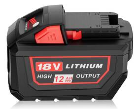 Hochstern 01120706 18v 12.0ah Replacement For Milwaukee M-18 Battery High Output Compatible Milwauk