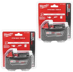 48-11-1850r Home Garden 724994293445 Milwaukee M18 Redlithium 5.0 Ah Batteries 18v 48-11-1852 2 P