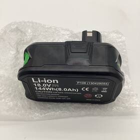 Ion 130429054 Lithium Battery 18.0v 144wh 8.0ah P108 Nob Free Shipping