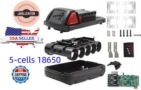 Janllenton Jyx-aa-003 Milwaukee M18 18v 1.5 2.0 Ah Battery Replacement Case Diy Repair Kit -janllenton