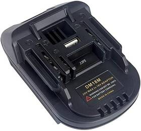 Jjfx 725786345373 Battery Converter Li-ion Adapter Only For Makita Milwaukee M18 18v