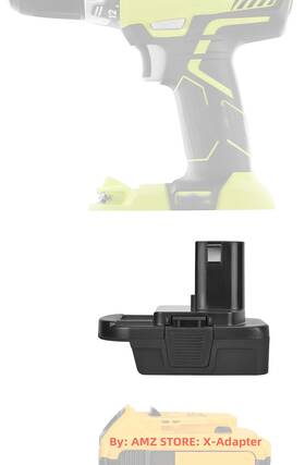 Keyron 910088899370 Battery Adapter For Ryobi 18v Cordless Tools Uses Dewalt 20v Max Xr Li-io