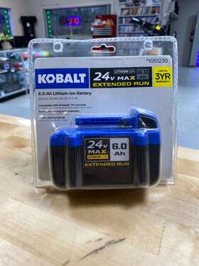1051230 Kobalt Kb 624-03 24v Max 6ah Lithium Battery Free Fast Shipping 1051230 Kobalt Kb 624-03 24v Max 6ah Lithium Battery Free Fast Shipping