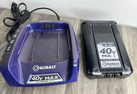3809904 Kobalt 40v Max 4.0ah Li-ion Extended Life Battery And Charger Ships Free 3809904 Kobalt 40v Max 4.0ah Li-ion Extended Life Battery And Charger Ships Free