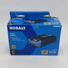 38099904 Kobalt New 4.0ah Battery