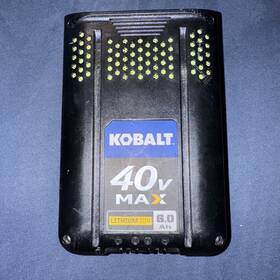 640-06 Kobalt 40v Max 6.0ah Extended Run Li-ion Battery Kb