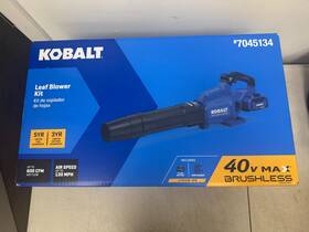 70451344 Kobalt 7045134 40v Max Leaf Blower 600 Cfm 130 Mph New