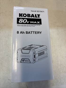 880-06 Kobalt Brand New 80v 8 Ah Lithium Ion Li-ion Battery. X 82202