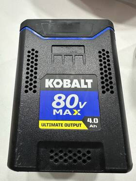Kobalt Kb480-6 Genuine Kb480-06 80v Max 4.0ah Lithium Ion Battery New From Kit. A18 0009