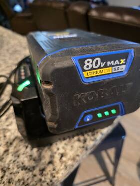 Kbz0800347 Kobalt Krc30-60 Black 80v Max 5.0ah Lithium Ion Rechargeable Battery And Charger