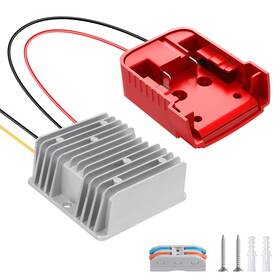 Koezeoi 791307216866 18v To 12v Step Down Converter Aadpter For Milwaukee M18 Battery Voltage Conv