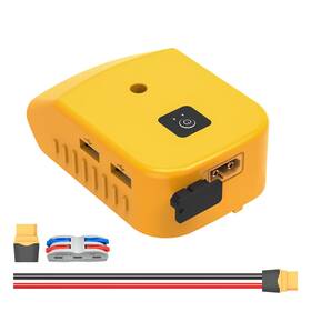 Kzreect Dxt-01 Upgrade Fast Charge Usb Charger Adapter Compatible With Dewalt 20v Battery Wi