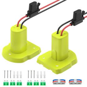 Kzreect Mh-ad-ry-2 2 Pack For Power Wheel Battery Adapter Compatible With Ryobi 18v One Batteri