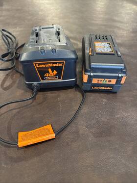 Lawnmaster 40lfc16-etl 40v Li-on Battery And Charger - Tested Free Ship