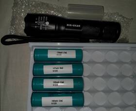 Lg Inr18650-20r 4x Samsung Li-ion 22a Highdrain Power Tool Cells Battery Flashlight