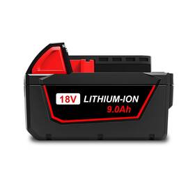 Liz-1xtbm18b9 Lizone 18v 9.0ah High Capacity Battery For Milwaukee M18 8ah Xc 8.0 9ah