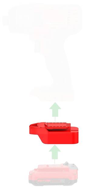 Lq-18ry N-v20-be 1 Adapter For Craftsman New 20v V-20 Type Cmcb Model Batteries To Power To
