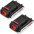Lbxr20 Ma026 Packs Enermall Replace For Black And Decker Max 652811603590