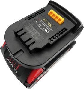 Mil18dl Makbos 445026872836 Alian Battery Adapter For Milwaukee 18v To Dewalt 20v Adapte