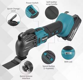 6-gear Makita 0088381848084 18v Trimming Cutter Settings 18/20v Li-ion Battery 340-326mm