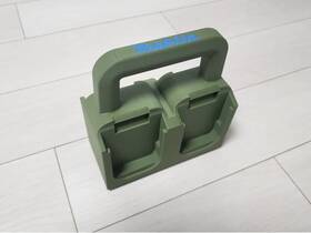 Makita 088381571524 18v 4 Battery Storage And Mobility Caddy