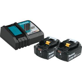 Bl18 Makita 197050019394 18v Lxt Lithium Ion Battery And Rapid Optimum Charger Starter Pack 5.0ah