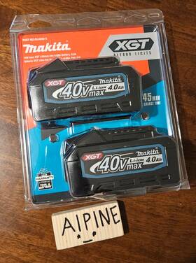 Makita Bl4040-2 40v Max Xgt 4 Ah Lithium-ion Battery 2-pack 4.0ah New -