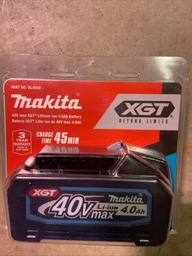 Bl4040f Makita 40v Max Xgt 4 Ah Li-ion High Power Battery New