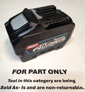 Bl4050f Makita For Parts Only 40v Max Xgt 5.0ah Battery Genuine Bl4050f Makita For Parts Only 40v Max Xgt 5.0ah Battery Genuine