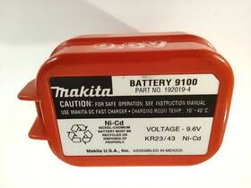 9100 Makita Kr23 Oem Genuine 9.6v Nicd 1.3ah Battery 43 Tested Working