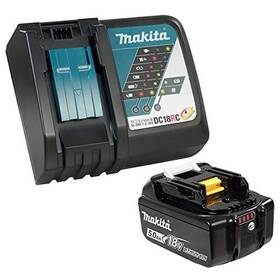 Y-00309 Makita 18v 5.0ah Lithium Ion Battery And Fast Charger