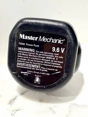 Master Mechanic Tv292 9.6v Power Pack Battery Ni-cd Cordless Tool