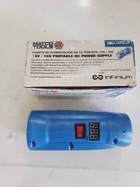 Mcl16ps Matco Tools 12v/16v Portable Dc Power Supply