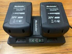 Maxlander Ml8m12505 2x - 20v 2.0ah Lithium Ion With Charger Ml8m243