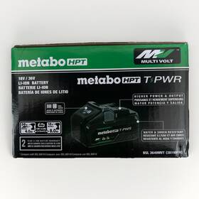 381991m Metabo 3640mvt Hpt T Pwr Tabless Battery 18v / 36v 4ah 8ah Bsl 381991m Metabo 3640mvt Hpt T Pwr Tabless Battery 18v / 36v 4ah 8ah Bsl