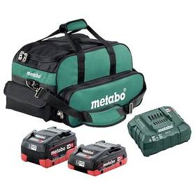Metabo 4.0 8.0ah Starter 18v Lihd Battery And Charger Kit For Li-ion