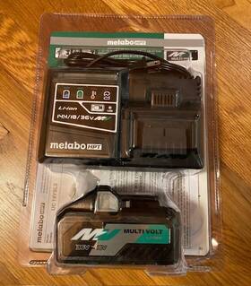 Uc18ysl3b1 Metabo Hpt Multivolt Battery And Charger Starter Kit 36v/18v