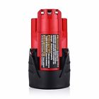 Mil-m12b-25-ca Powerextra Replacement Battery For Milwaukee Redlithium 606089466142 Mil-m12b-25-ca Powerextra Replacement Battery For Milwaukee Redlithium 606089466142
