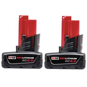 Xc6.0 Milwaukee 045242463619 New M12 Redlithium 12v Lithium-ion Rechargeable Battery Pack 2