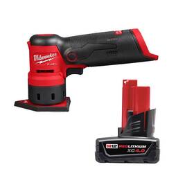 2531-20-48-11-2440 Milwaukee M12 Fuel 12-volt Lithium-ion Brushless Cordless Orbital Detail Sander With Xc 4.0
